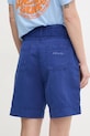 Дрехи Ленен къс панталон Napapijri N-Nice NP0A4IEXB2U1 тъмносин