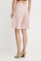 Odzież BOSS Orange szorty z domieszką lnu 50546217 różowy