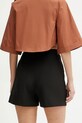 Îmbrăcăminte Guess pantaloni scurți VALENTINA W5GD0I.WH9Y2 negru