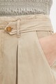 Λινό σορτς Guess SHAYE πράσινο W5GD1J.WG8N0