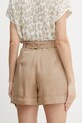 Îmbrăcăminte Guess pantaloni scurți NINA W5GD1R.WG4C2 bej