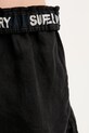 Ленен къс панталон Superdry черен W7110450A.02A