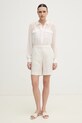 Calvin Klein pantaloncini in lino misto K20K208380 beige SS25