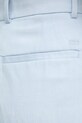 Tommy Hilfiger szorty z domieszką lnu niebieski WW0WW44767