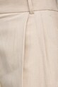 Tommy Hilfiger szorty z domieszką lnu beżowy WW0WW44767