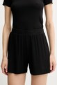 Guess pantaloni scurți LIA tricotaj negru O5GD01.KCQ72