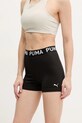 Puma pantaloni scurți de antrenament Strong tricotaj negru 526002