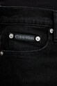 Calvin Klein Jeans szorty jeansowe czarny J20J225154