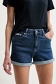 Šortky Calvin Klein Jeans rifľovina modrá J20J225160