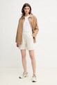 Bavlnené šortky Calvin Klein Jeans J20J225221 béžová SS25
