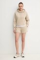 Βαμβακερό σορτς Calvin Klein Jeans J20J225525 μπεζ SS25