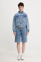 Karl Lagerfeld Jeans pantaloni scurți jeans A2W10042 albastru SS25