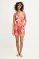 Guess pantaloni scurți de plajă E5GD04.WH4V0 portocaliu SS25