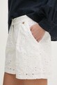 Gaudi pantaloncini in cotone bianco 511BD25024