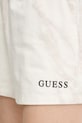 Guess pantaloni scurți bej V5GD11.KCRQ0