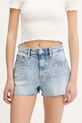 Džínové šortky Tommy Jeans high modrá DW0DW20087