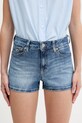 Tommy Jeans szorty jeansowe tkanina niebieski DW0DW20090