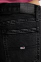 Дънков къс панталон Tommy Jeans черен DW0DW20097