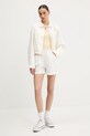 Шорты с примесью льна Tommy Jeans DW0DW20360 белый SS25