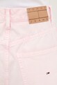 Дънков къс панталон Tommy Jeans розов DW0DW21646