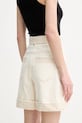 Îmbrăcăminte Marciano Guess pantaloni scurți jeans NAOMI 5GGD07.7297A bej