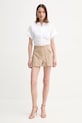 Marciano Guess szorty bawełniane CINDY 5GGD25.7293A beżowy SS25