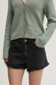 Abercrombie & Fitch szorty jeansowe z elastanem szary KI149.5000.977