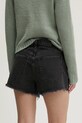 Odzież Abercrombie & Fitch szorty jeansowe KI149.5000.977 szary