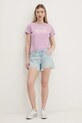 Abercrombie & Fitch pantaloncini di jeans KI149.5089.281 blu SS25