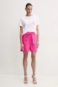 Бавовняні шорти Liu Jo WA5175.T4853 рожевий SS25
