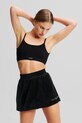 Karl Lagerfeld pantaloni scurti tricotaj negru A2W44001
