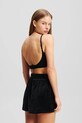 Karl Lagerfeld pantaloni scurti A2W44001 negru SS25