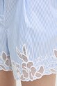Îmbrăcăminte Karl Lagerfeld pantaloni scurți din bumbac A2W10159 albastru