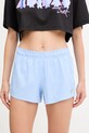 New Balance szorty treningowe tkanina niebieski WS41286ELE