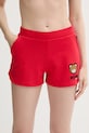 Moschino Underwear szorty z elastanem czerwony 6801.4409
