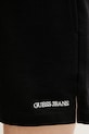 Бавовняні шорти Guess Jeans чорний W5GD0O.K68I4