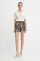 Morgan pantaloni scurți SHRING SHRING bej SS25