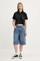 Rifľové krátke nohavice Dickies DK0A4Z85K211 modrá SS25