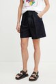 MAX&Co. szorty jeansowe tkanina granatowy 2516141023200