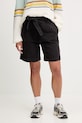Napapijri pantaloni scurți din in N-Nice in negru NP0A4IEX9411