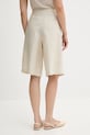 Одежда Шорты с примесью льна United Colors of Benetton 45BVD9026 бежевый