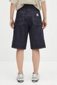 Odzież Carhartt WIP szorty jeansowe Brandon Single Knee Short I034875.102 granatowy