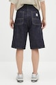 Ρούχα Τζιν σορτς Carhartt WIP Brandon Single Knee Short I034875.102 σκούρο μπλε