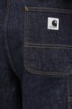 Carhartt WIP szorty jeansowe Brandon Single Knee Short granatowy I034875.102