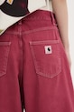 Carhartt WIP pantaloni scurți jeans Brandon Short rosu I034839.8844J