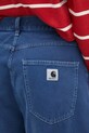 Odzież Carhartt WIP szorty jeansowe Brandon Short I034839.E74J granatowy