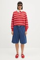 Carhartt WIP szorty jeansowe Brandon Short granatowy I034839.E74J