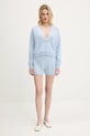 Kašmírové kraťasy FROM FUTURE WSH02581 modrá SS25