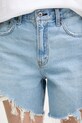 Abercrombie & Fitch pantaloni scurti jeans albastru KI149.5060.279