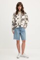 Abercrombie & Fitch szorty jeansowe KI149.5122.279 niebieski SS25